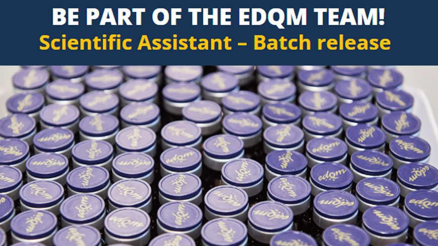 Scientific Assistant – Batch release