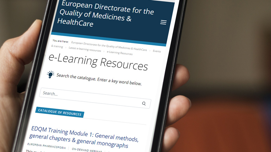 Search e-learning resources