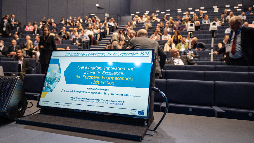 Conférence : 11e Édition de la Pharmacopée Européenne : collaboration, innovation et excellence scientifique