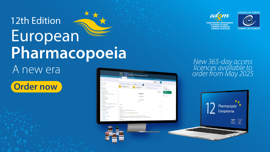 Renew your European Pharmacopoeia access