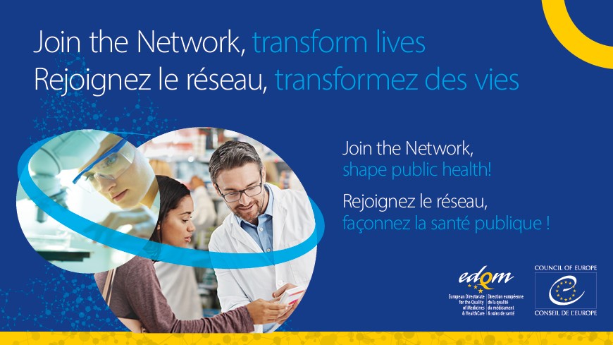 Transformez des vies : rejoignez le réseau de la Pharmacopée Européenne