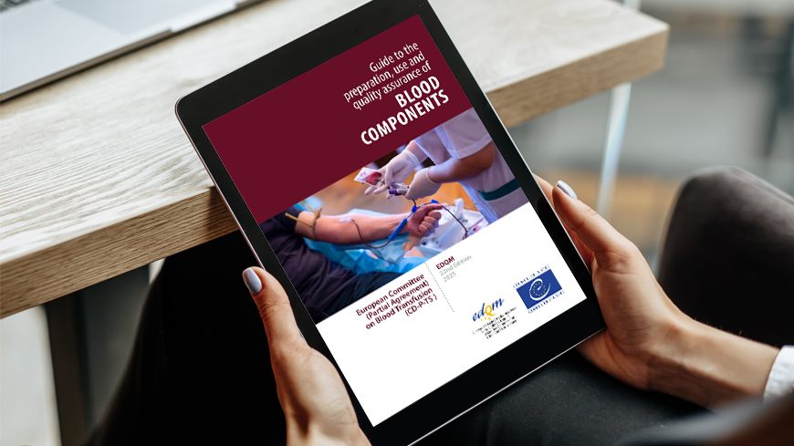 EDQM publishes 21st edition of the Blood Guide, providing state-of-the-art guidance for healthcare professionals
