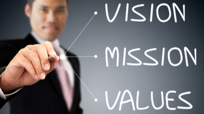 Vision, mission & values