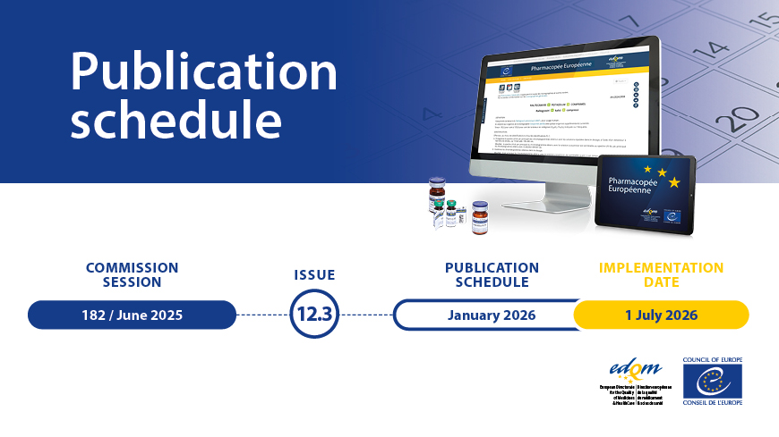 European Pharmacopoeia Issue 12.3 now available