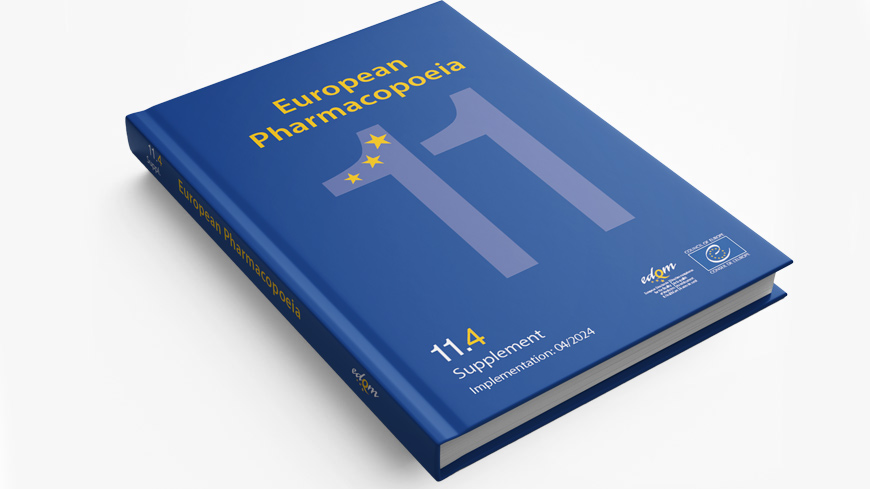 Implementation of the European Pharmacopoeia Supplement 11.4 – Notification for CEP holders