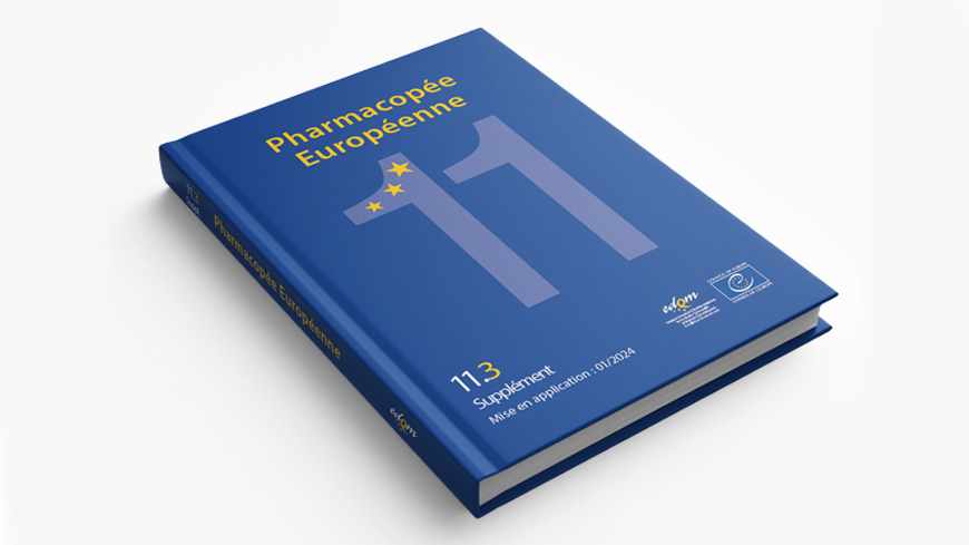Le Supplément 11.3 de la Pharmacopée Européenne est disponible