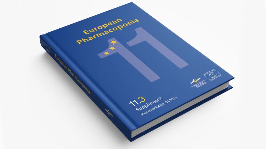 European Pharmacopoeia Supplement 11.3 now available