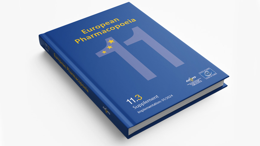 European Pharmacopoeia Supplement 11.3 now available