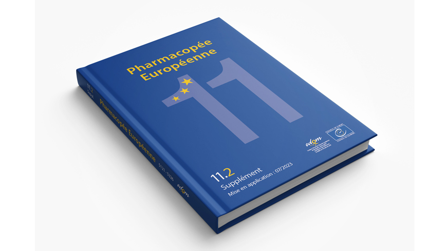 Le Supplément 11.2 de la Pharmacopée Européenne est disponible