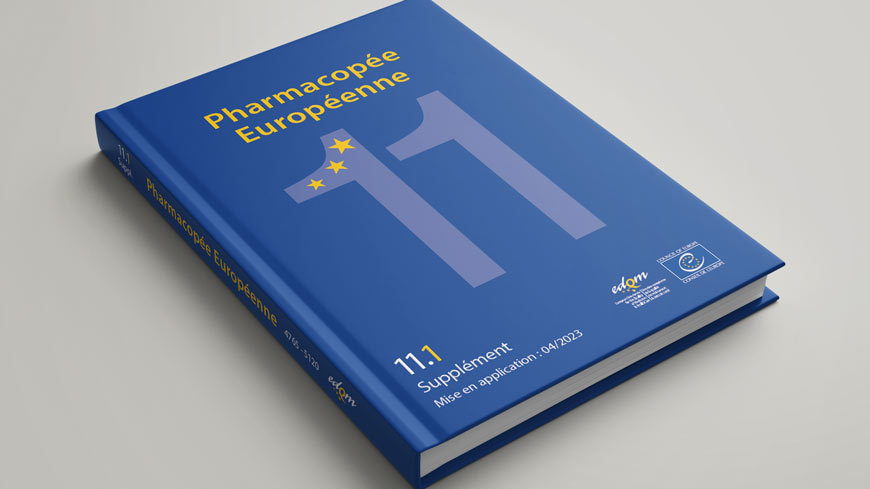Le Supplément 11.1 de la Pharmacopée Européenne est disponible