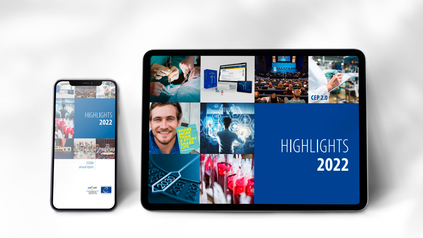 2022 Highlights – EDQM annual report now available