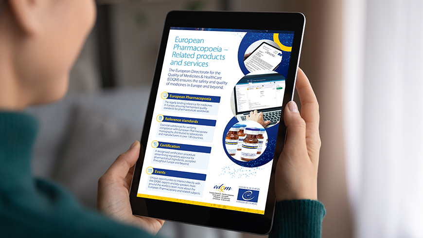 Présentation des produits et services liés à la pharmacopée