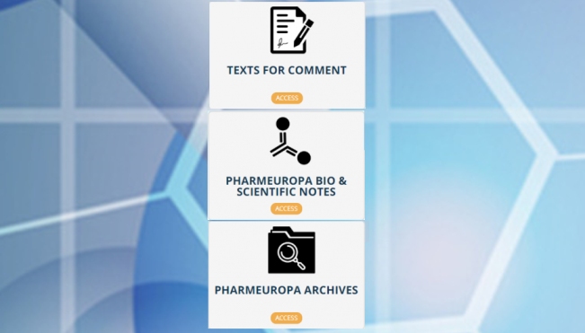 CEP holders invited to comment on draft monographs published in Pharmeuropa 33.1