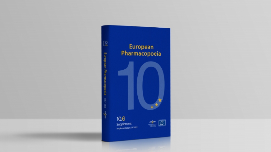 Le Supplément 10.6 de la Pharmacopée Européenne est disponible