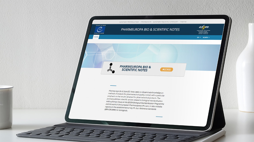 Pharmeuropa Bio & Scientific Notes now accessible without registration