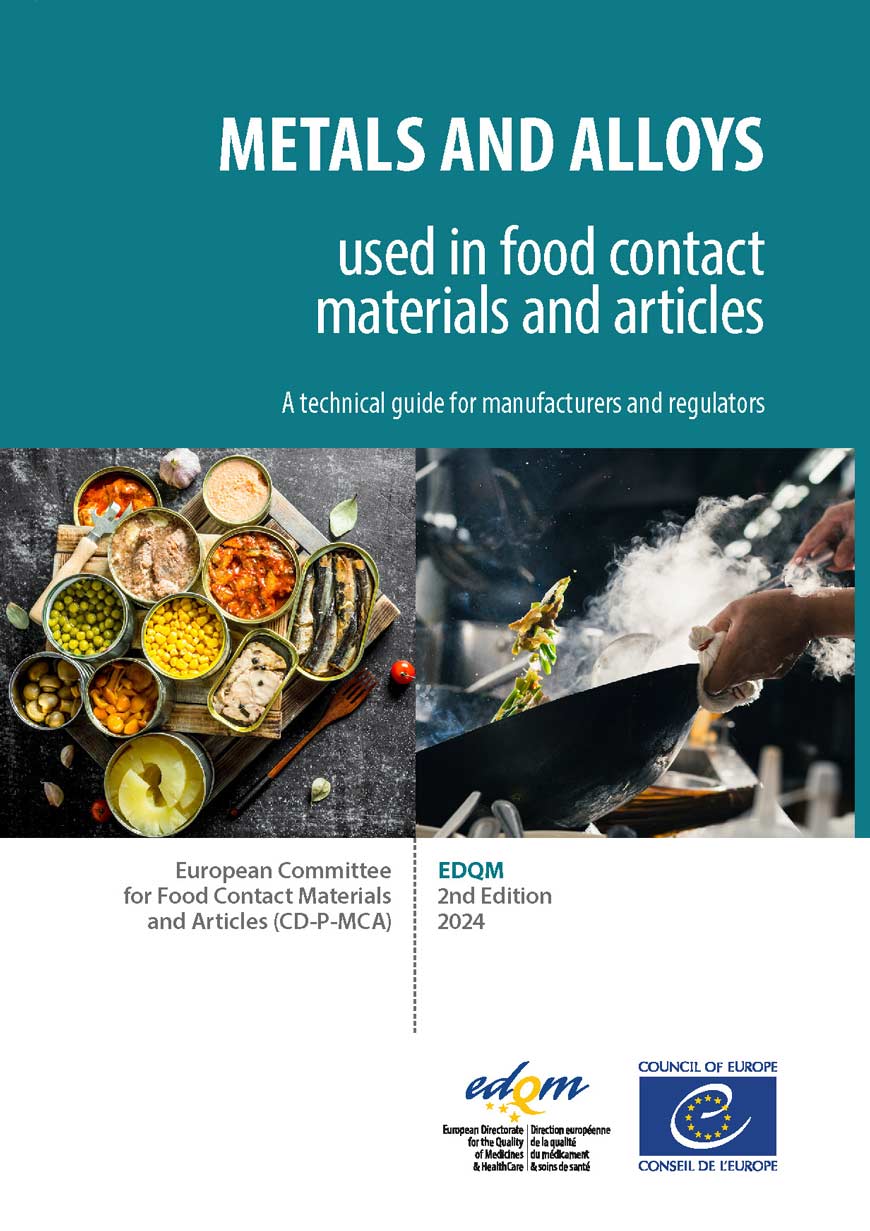 Metals and alloys used in food contact materials and articles