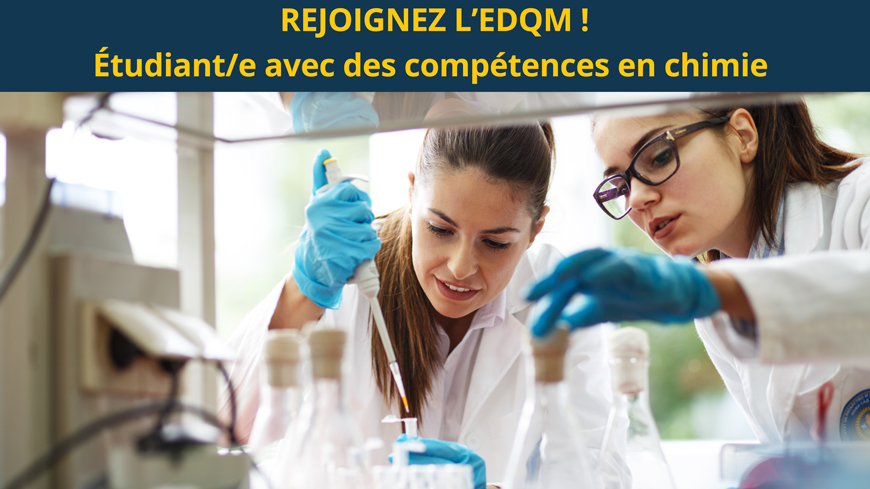 Job d'été: étudiant·e avec des compétences en chimie