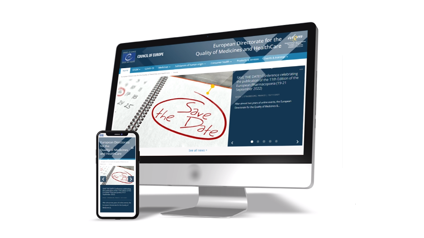 New EDQM website, redesigned to better serve your needs – Now online!